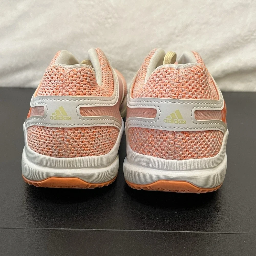 Adidas Crazytrain Tennis Shoes Size 6 CF Orange White BB1515 Sneakers Trainers